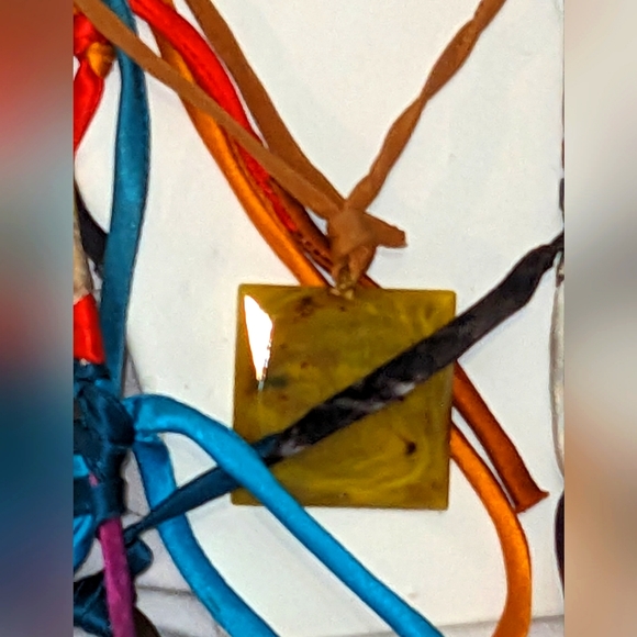 Silvia Tcherassi Rare Gemstone Couture Artisan Modern Art Necklace Avant Garde - Picture 15 of 16